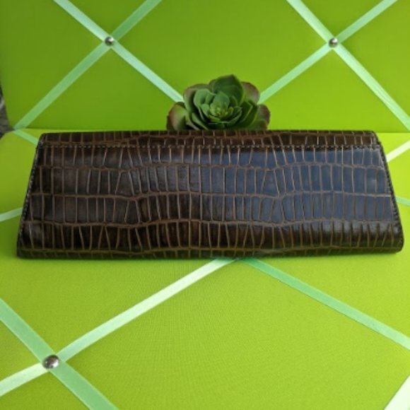 Kenneth Cole New York Modern Clutch Brown - Picture 3 of 7